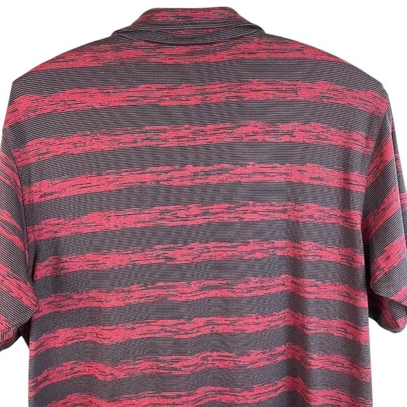 Dunning Golf Stripe Polo Shirt Size Large - Picture 8 of 8